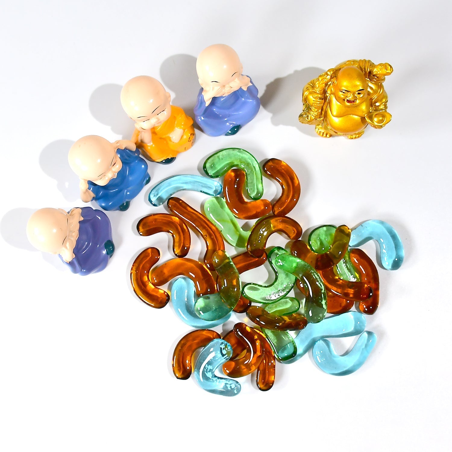 Round glass pebbles for aquariums Round glass pebbles for aquariums